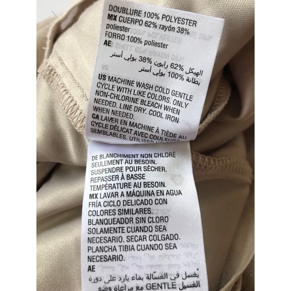 JM Collection Women’s Tan Wide Leg Pants XL - Picture 4 of 6